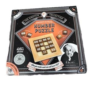 New Professor Puzzle EINSTEIN'S ULTIMATE Number Puzzle Game (Ages 8+)